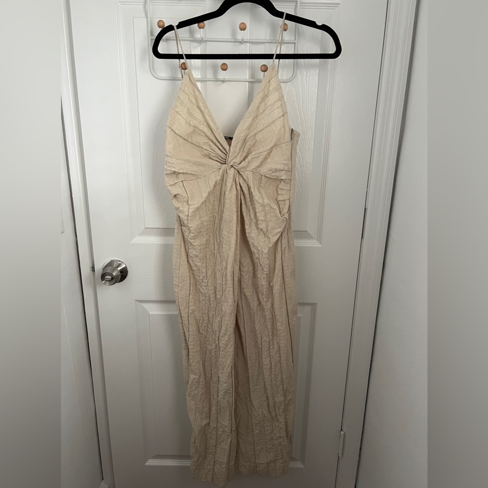 Zara Textured Linen Dress